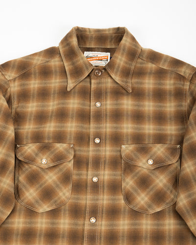 Freenote Bodie Shirt - Brown Shadow Plaid - Standard & Strange