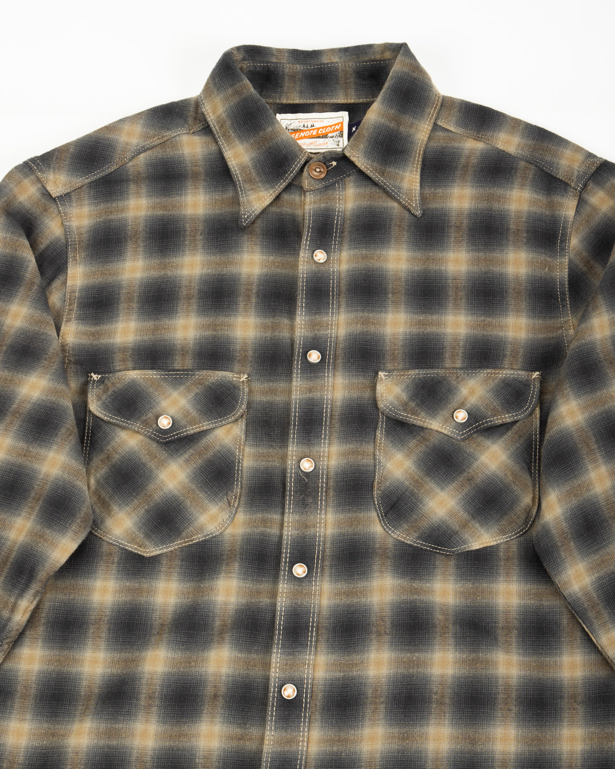 Freenote Bodie Shirt - Navy Shadow Plaid - Standard & Strange