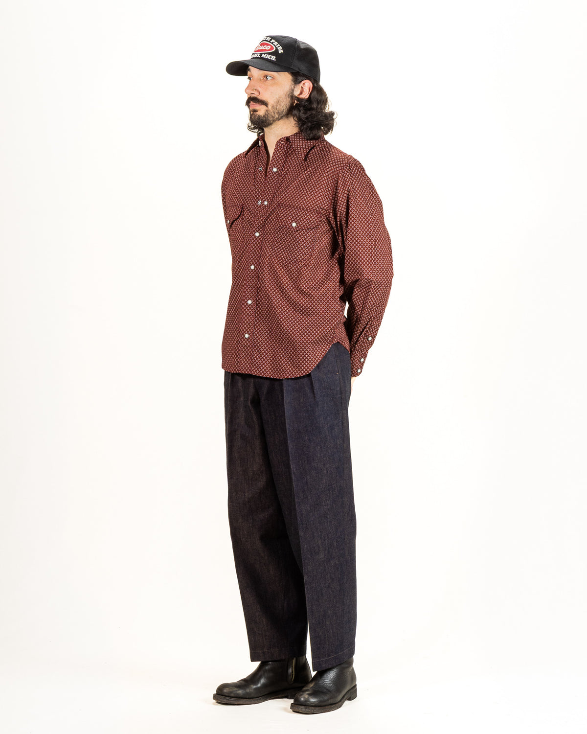 Freenote Bodie Shirt - Oxblood - Standard & Strange