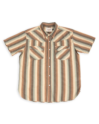 Freenote Calico Western Shirt S/S - Desert Stripe - Standard & Strange