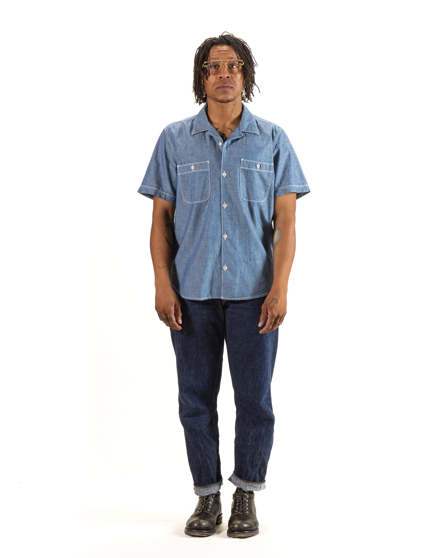 Dayton S/S Shirt - Chambray