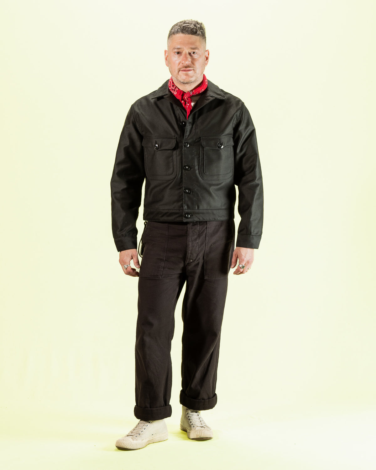 Freenote Grafton Jacket - Black Moleskin - Standard & Strange