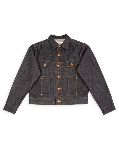 High Low Jacket - 14oz Broken Twill Denim