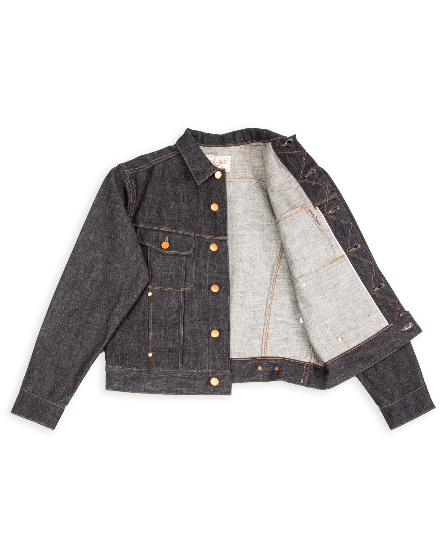High Low Jacket - 14oz Broken Twill Denim
