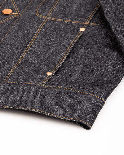 High Low Jacket - 14oz Broken Twill Denim