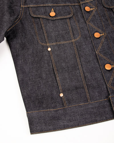 High Low Jacket - 14oz Broken Twill Denim