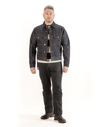 High Low Jacket - 14oz Broken Twill Denim