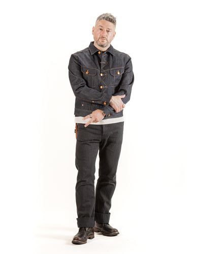 High Low Jacket - 14oz Broken Twill Denim