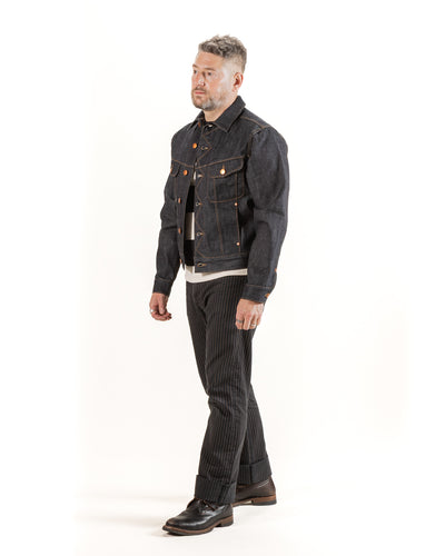 High Low Jacket - 14oz Broken Twill Denim
