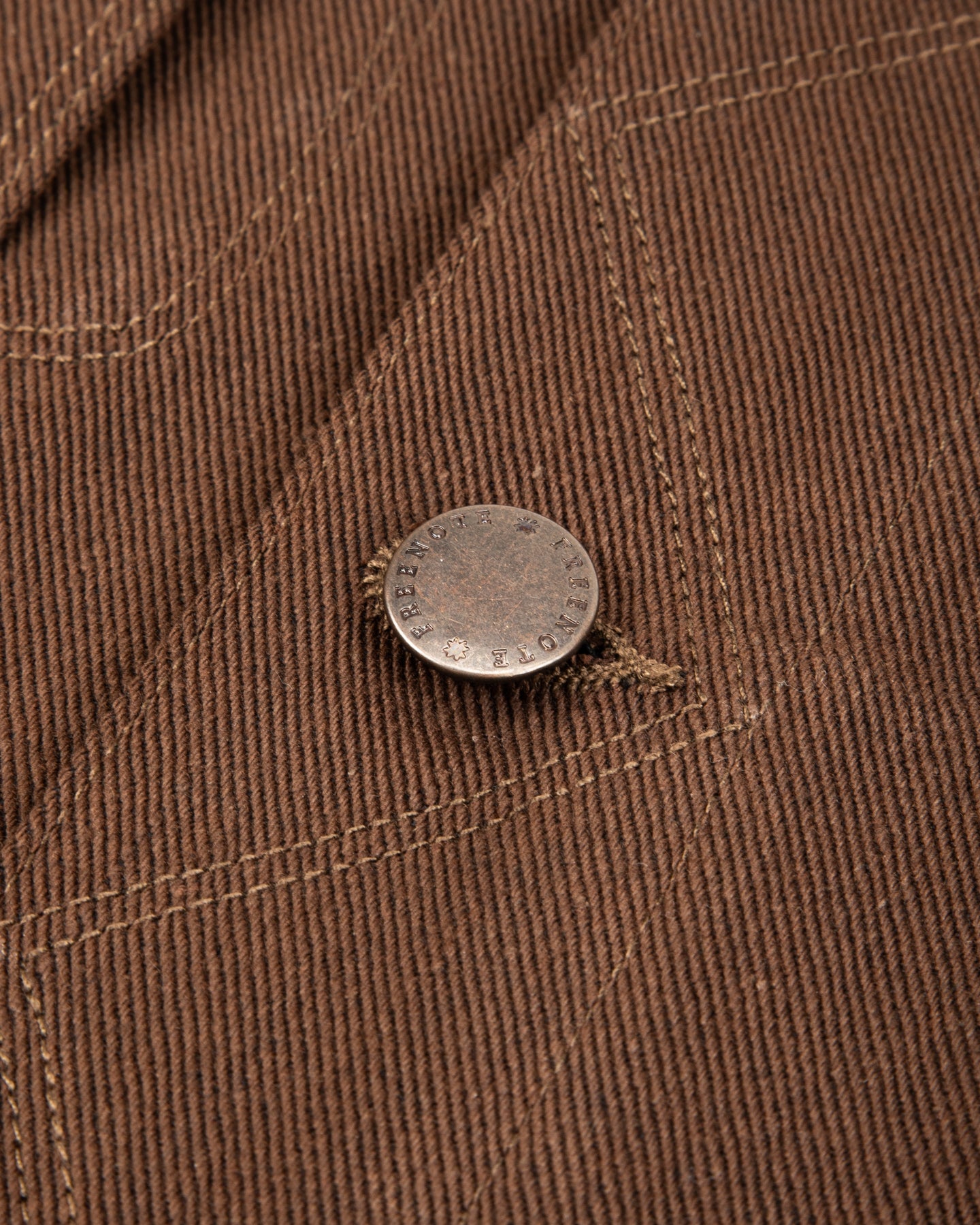 High Low Jacket - 15oz Dark Brown Denim