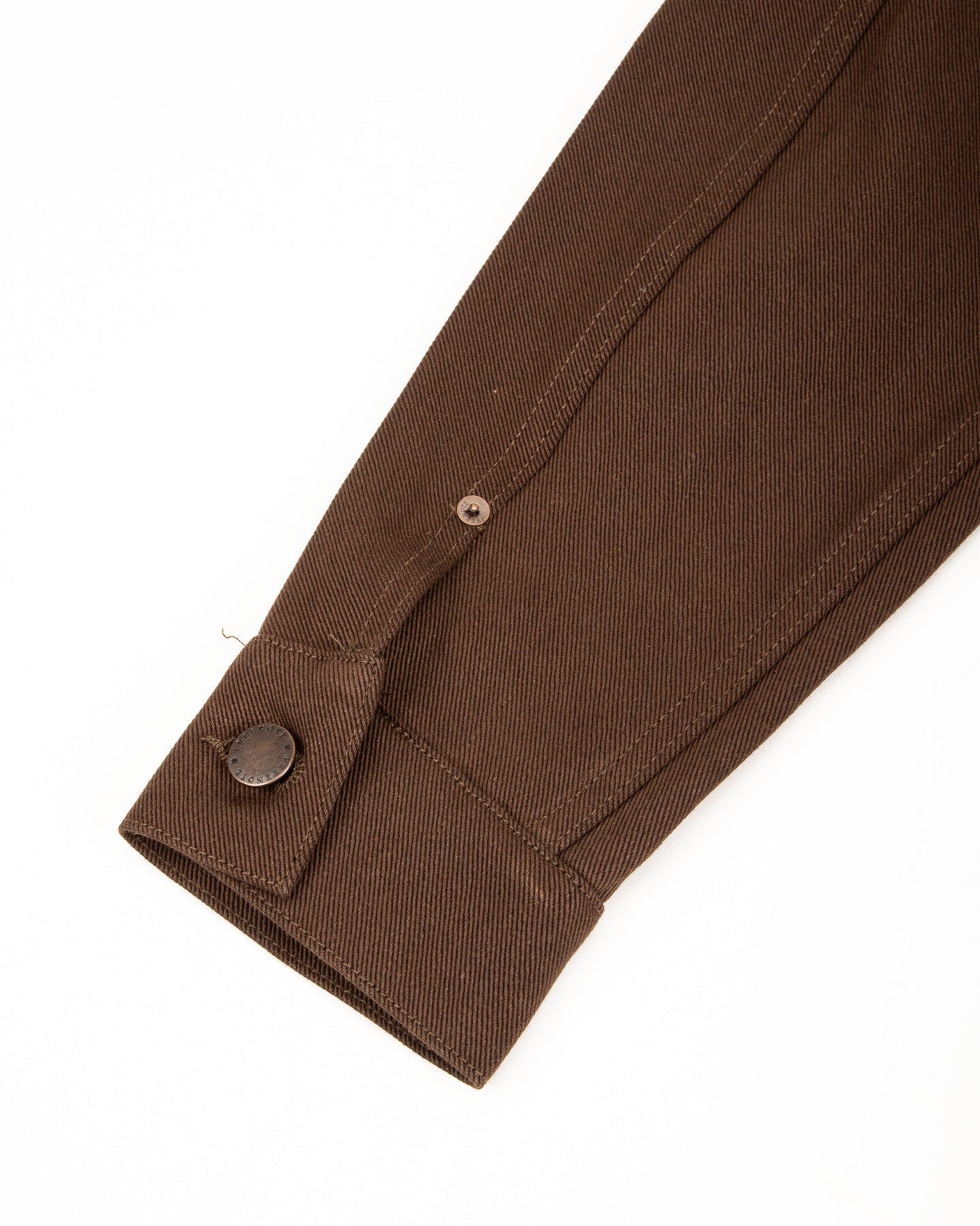 High Low Jacket - 15oz Dark Brown Denim