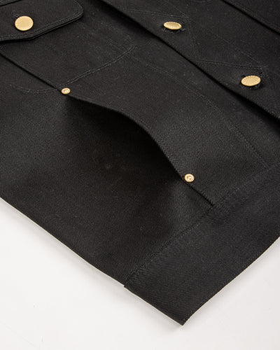 High Low Jacket - 15.75oz Black/Black