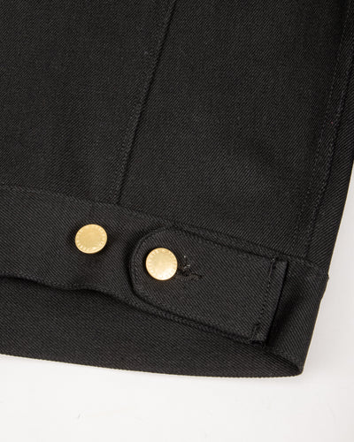 High Low Jacket - 15.75oz Black/Black