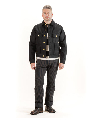 High Low Jacket - 15.75oz Black/Black