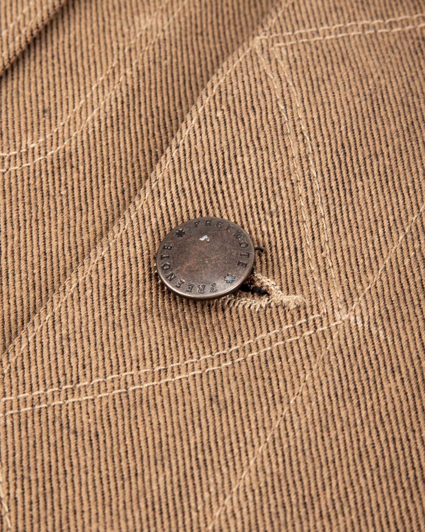 High Low Jacket - 15oz Light Brown Denim