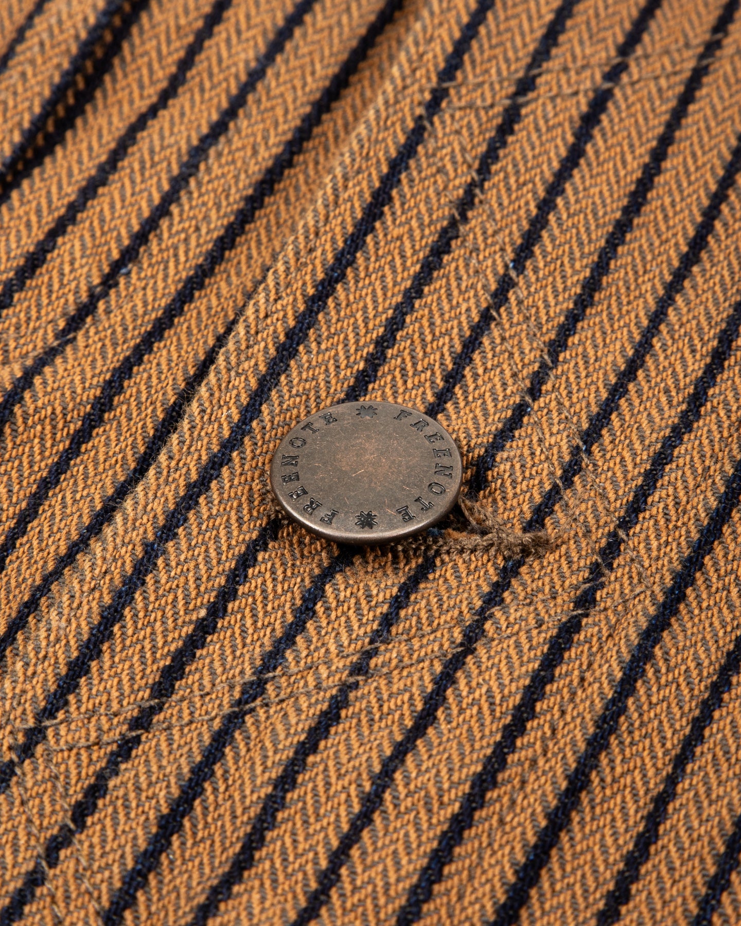 High Low Jacket - Brown Herringbone Dobby