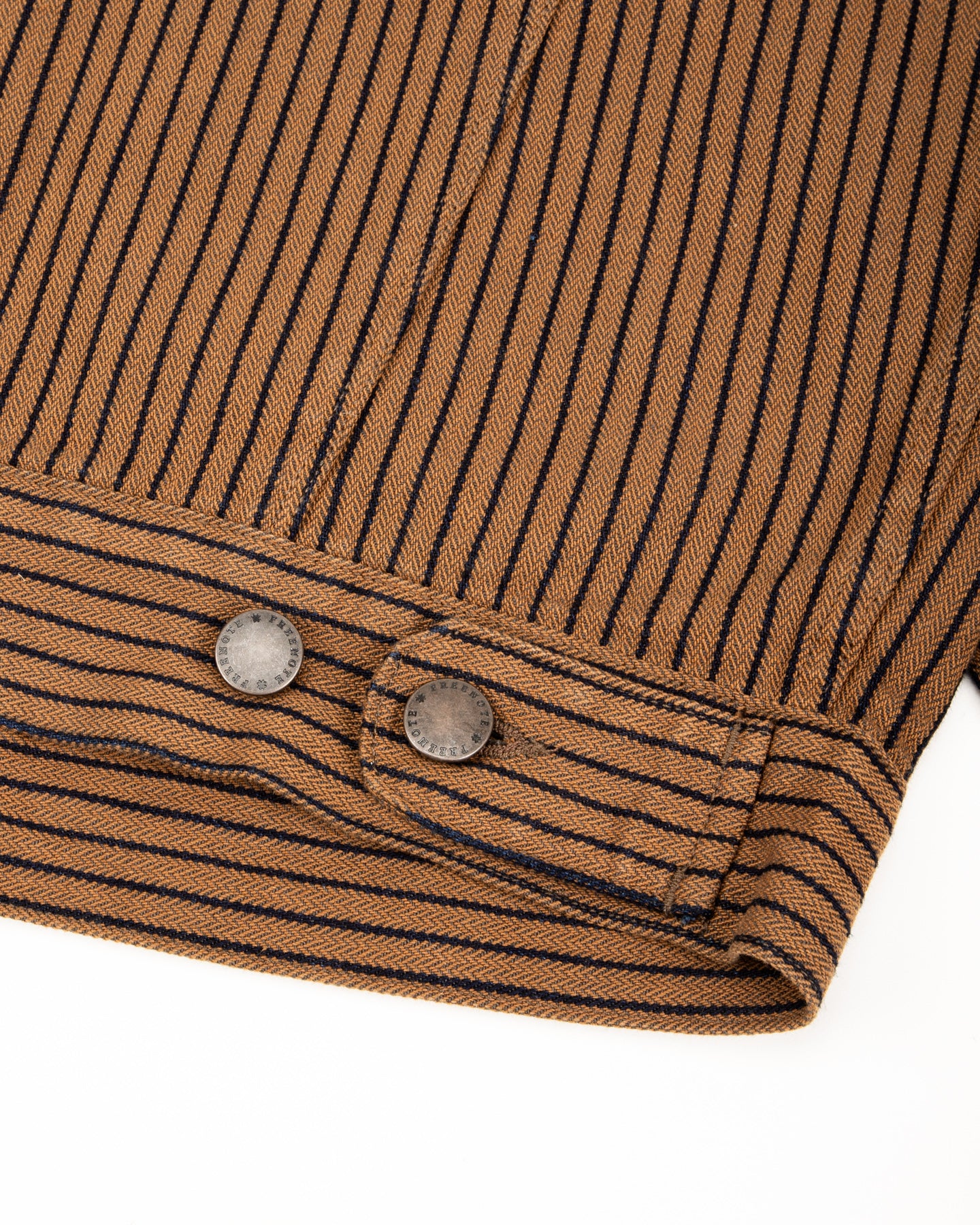 High Low Jacket - Brown Herringbone Dobby