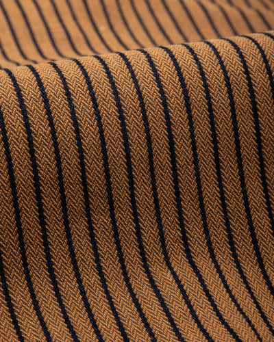 High Low Jacket - Brown Herringbone Dobby