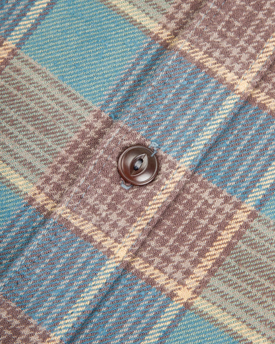 Freenote Jepson Shirt - Dusty Blue Plaid - Standard & Strange