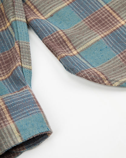 Freenote Jepson Shirt - Dusty Blue Plaid - Standard & Strange