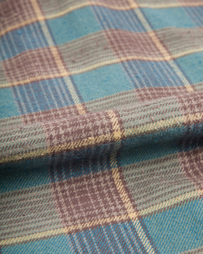 Freenote Jepson Shirt - Dusty Blue Plaid - Standard & Strange