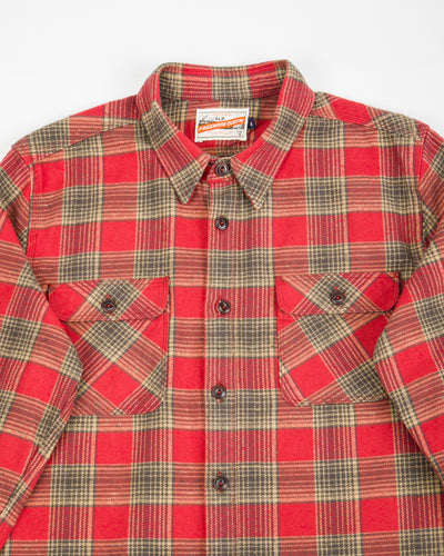 Freenote Jepson Shirt - Dusty Red Plaid - Standard & Strange