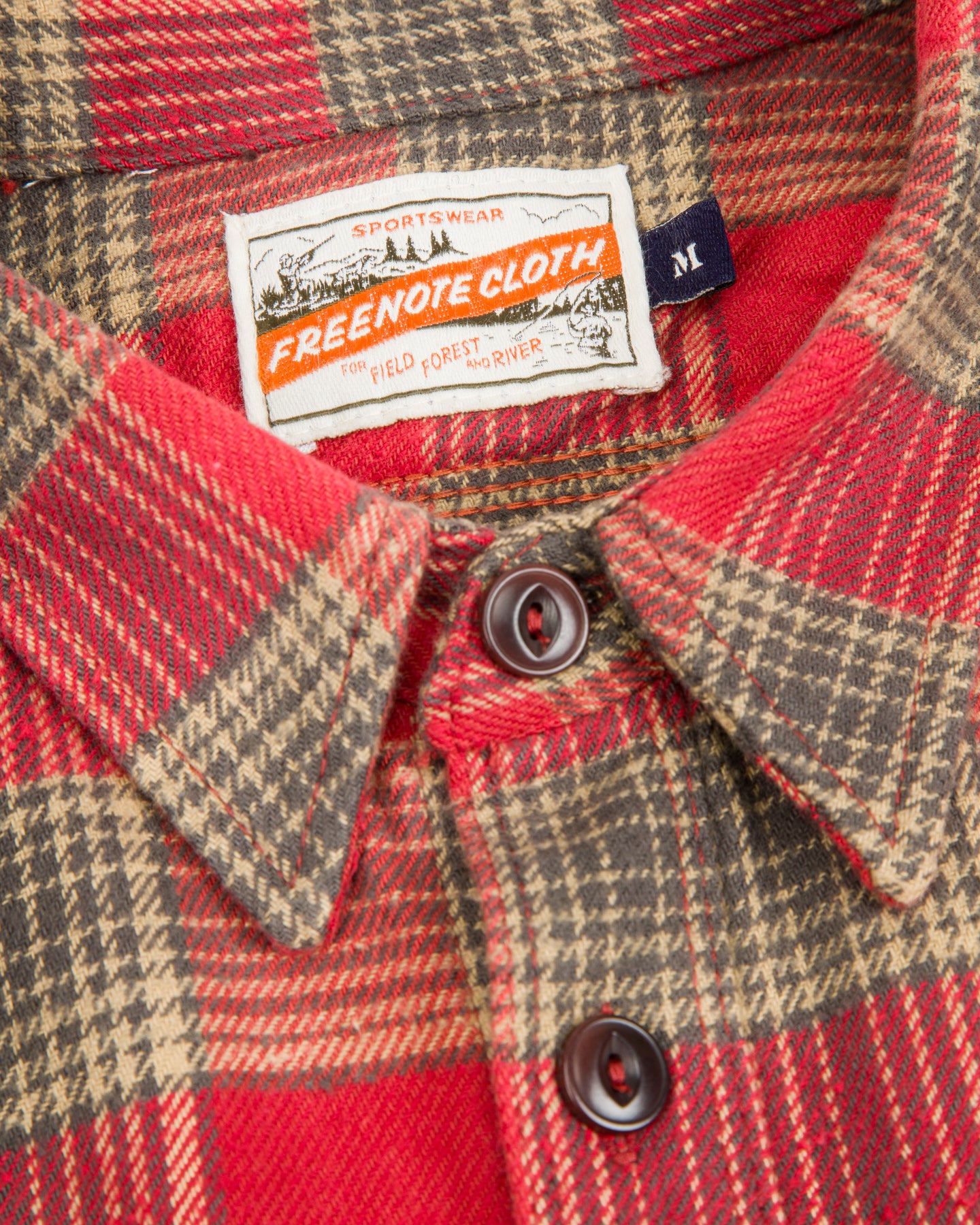 Freenote Jepson Shirt - Dusty Red Plaid - Standard & Strange