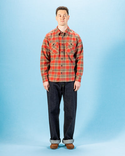 Freenote Jepson Shirt - Dusty Red Plaid - Standard & Strange