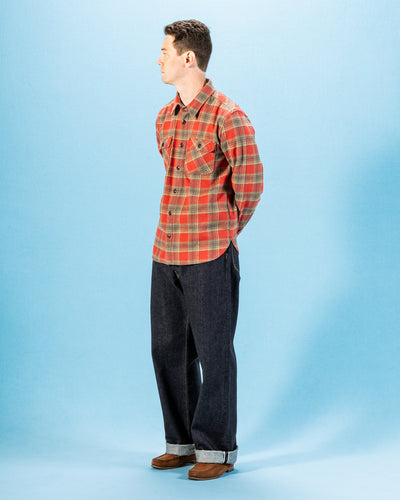 Freenote Jepson Shirt - Dusty Red Plaid - Standard & Strange