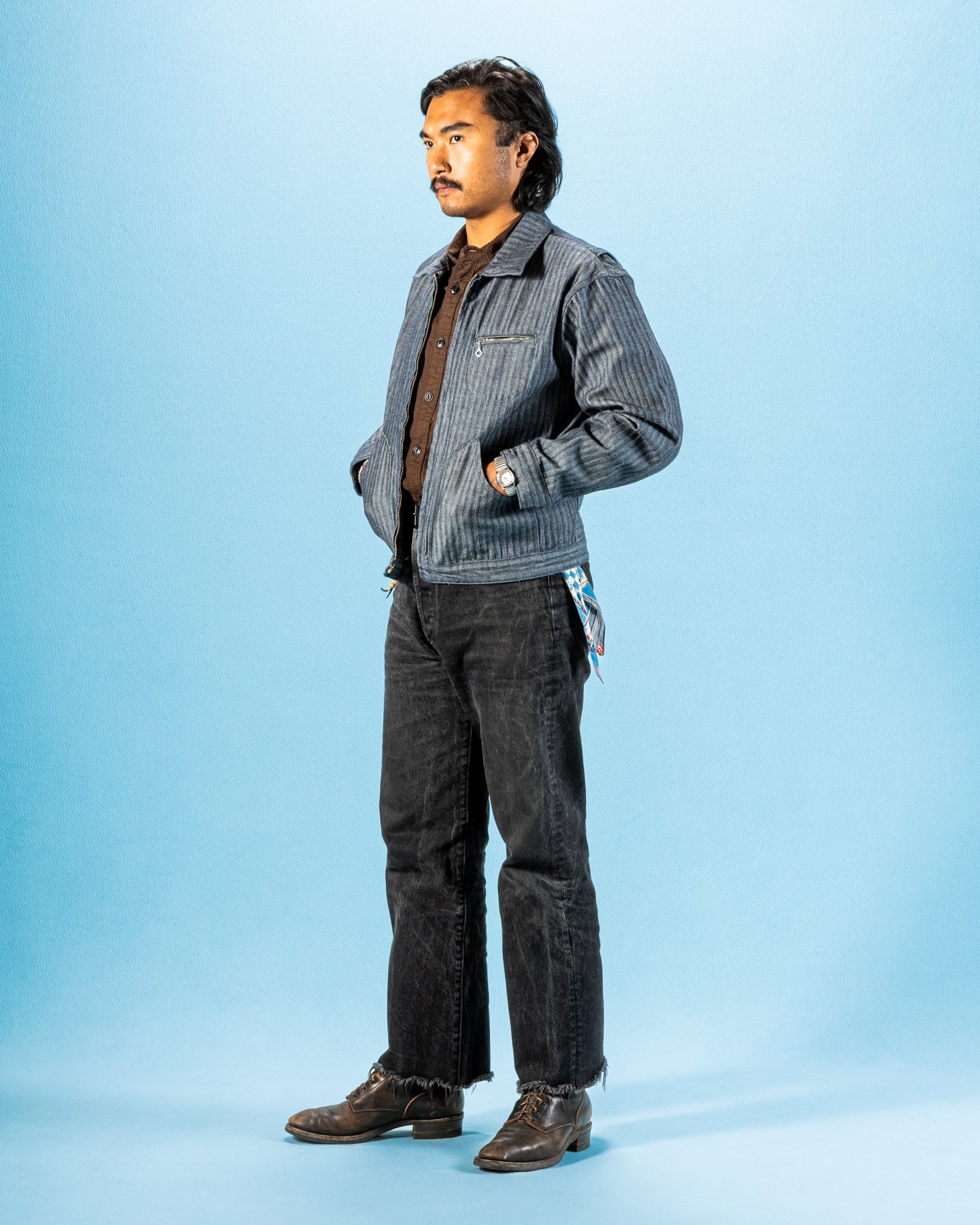 Freenote Kirthwood Jacket - Grey Herringbone - Standard & Strange