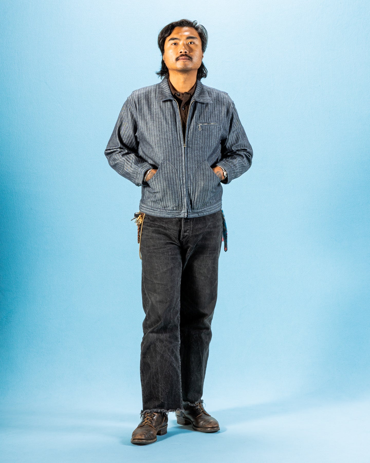 Kirthwood Jacket - Grey Herringbone – Standard & Strange