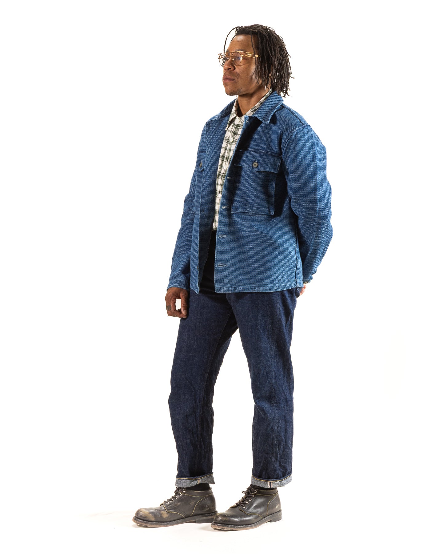 Midway CPO Shirt - Sashiko 2 Year Wash