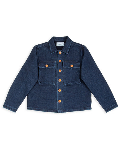 Midway CPO Shirt - Sashiko Single Rinsed