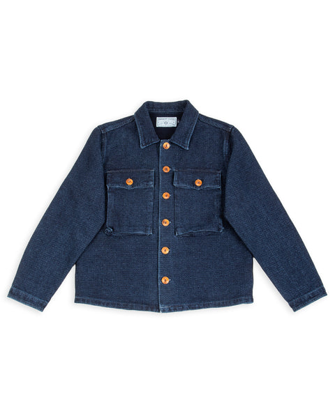 Midway CPO Shirt - Sashiko Single Rinsed – Standard & Strange