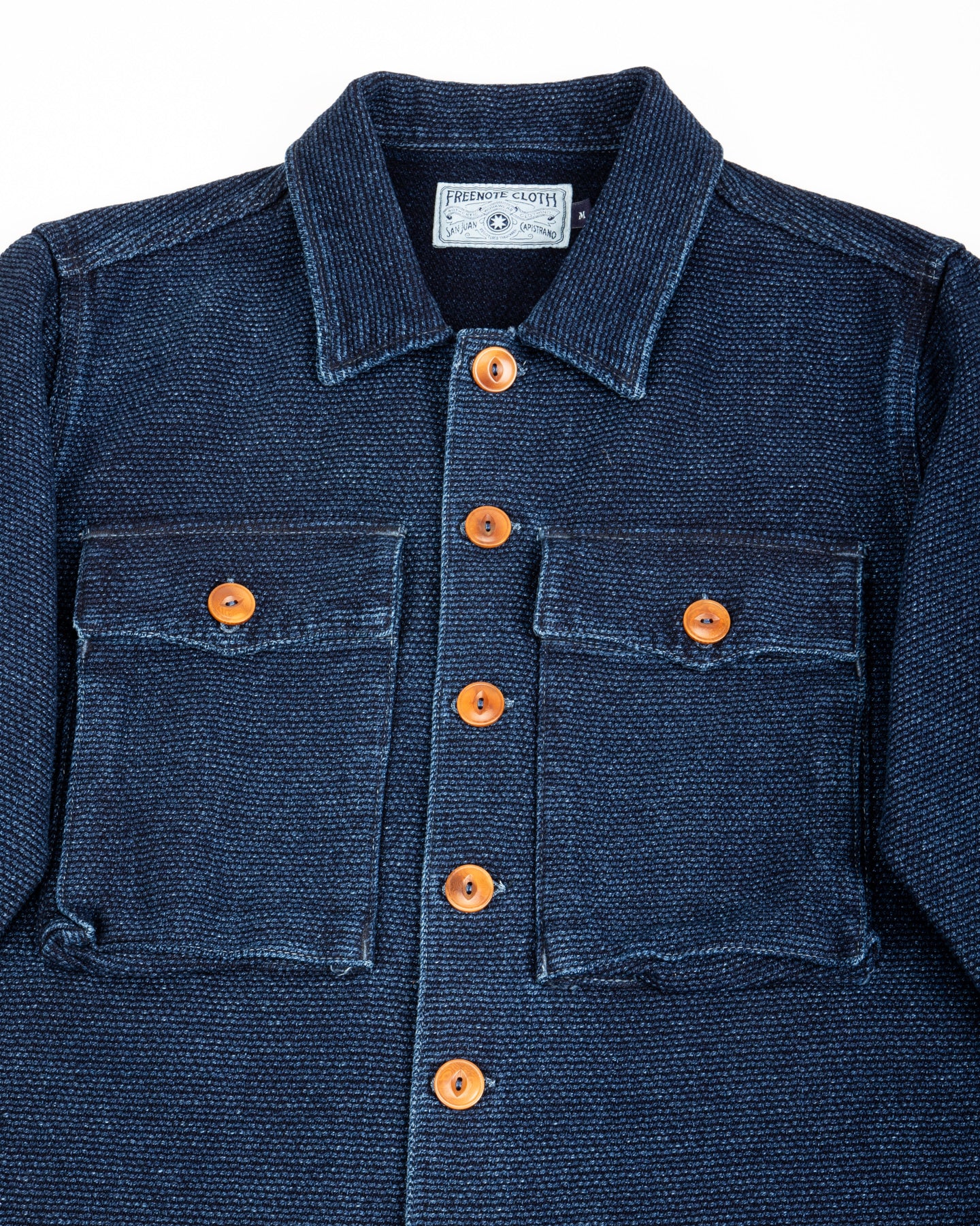 Midway CPO Shirt - Sashiko Single Rinsed