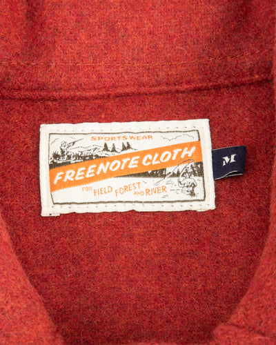 Freenote Midway Wool CPO Shirt - Red - Standard & Strange