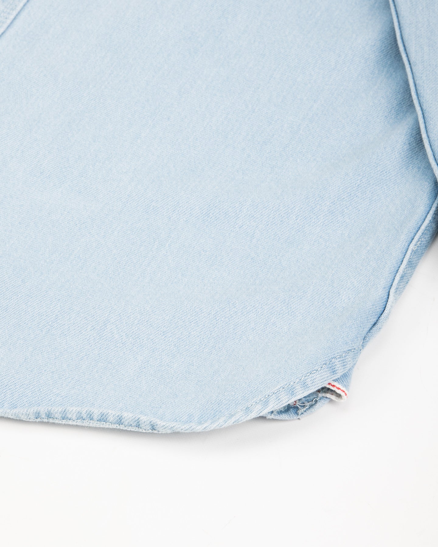 Freenote Modern Western Shirt - 11oz Bleached Denim / Turquoise - Standard & Strange