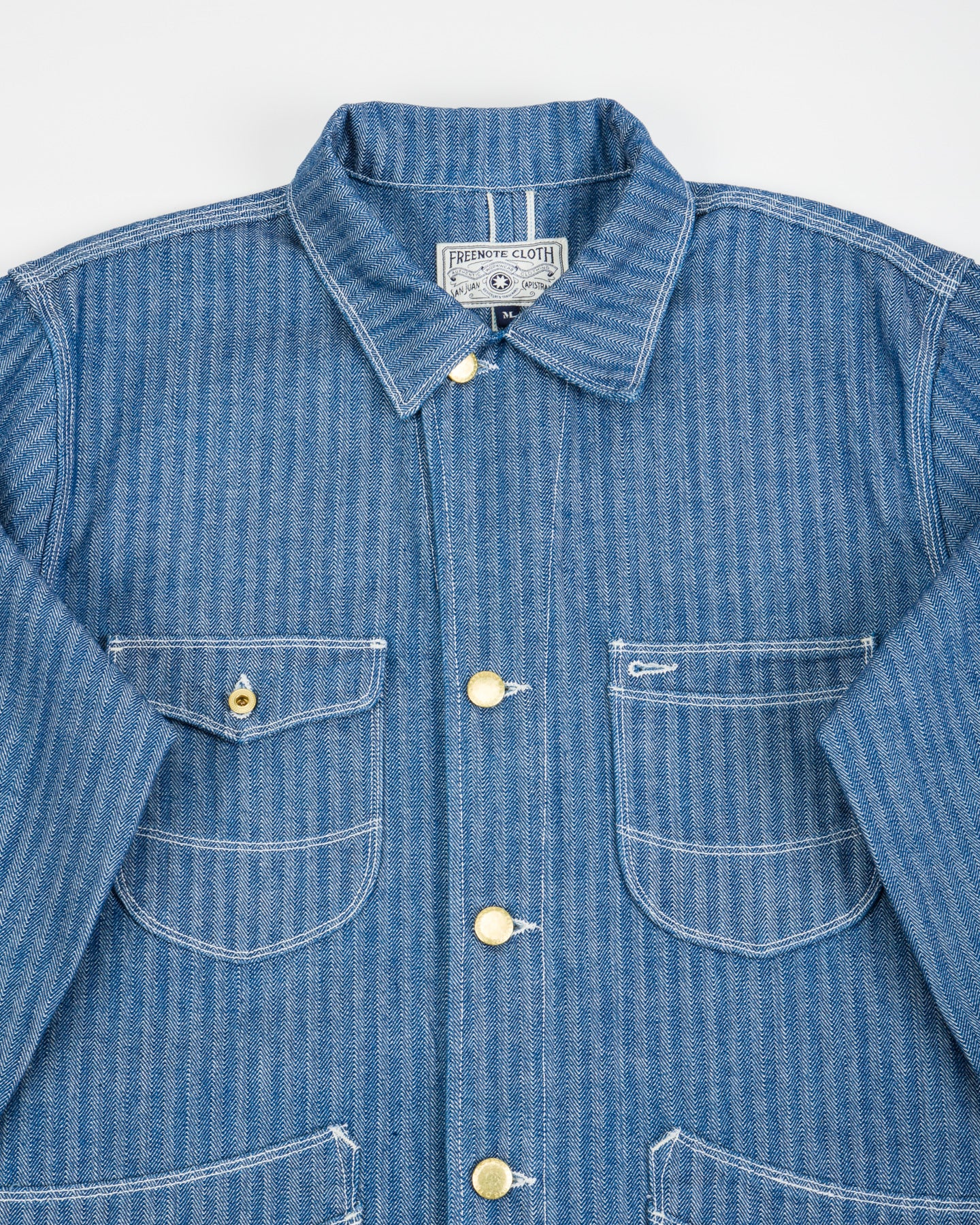 Freenote Modesto Jacket - Blue Herringbone - Standard & Strange
