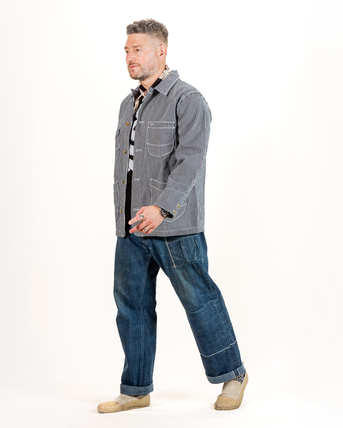 Freenote Modesto Jacket - Selvedge Hickory Stripe - Standard & Strange