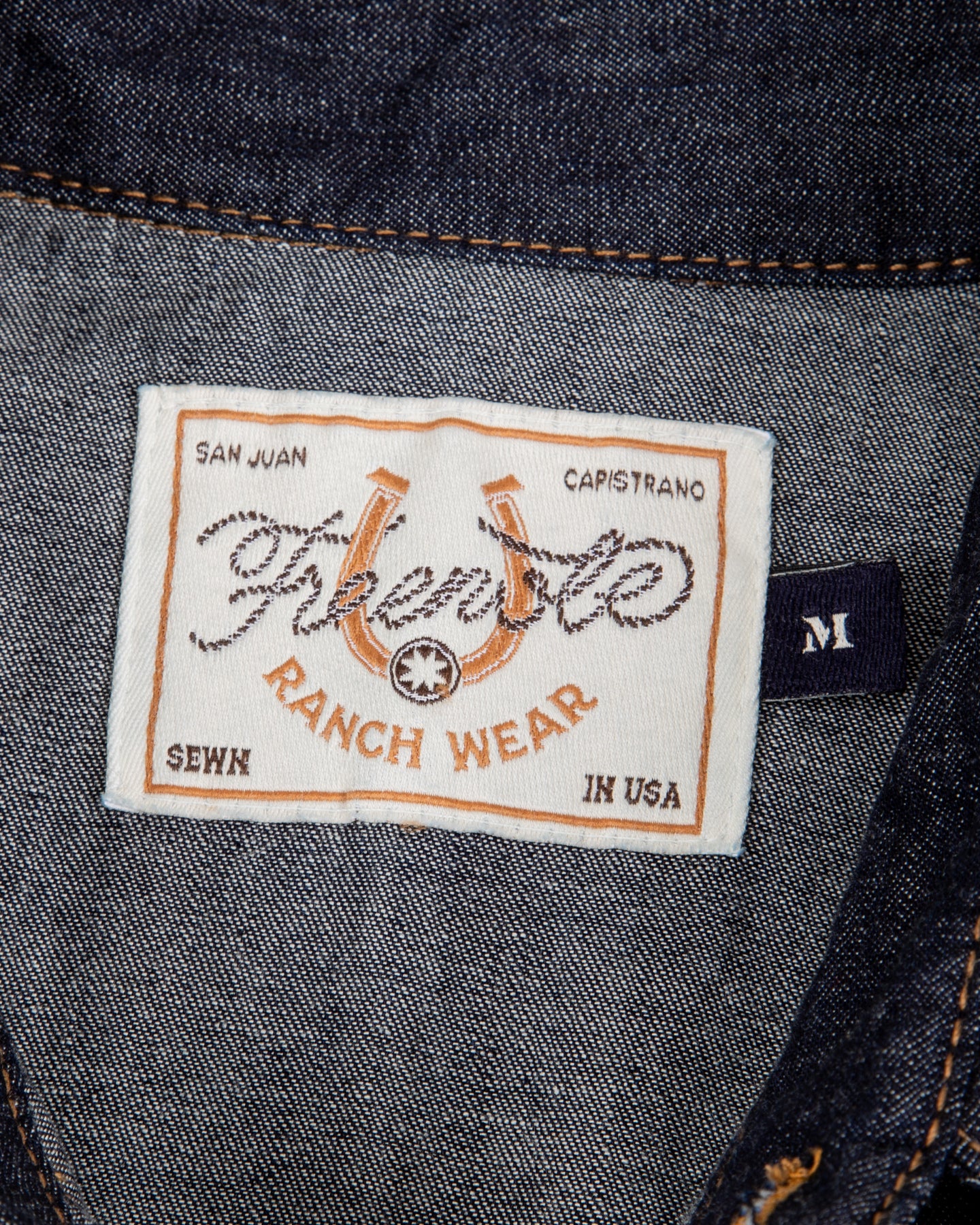 Freenote North Fork S/S Shirt - 6oz Rinsed Denim - Standard & Strange