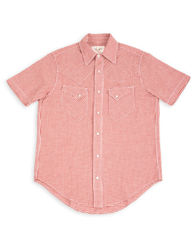 Freenote North Fork S/S Shirt - Red Gingham - Standard & Strange