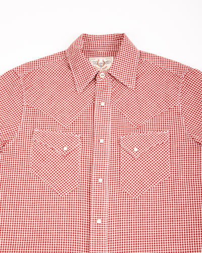 Freenote North Fork S/S Shirt - Red Gingham - Standard & Strange