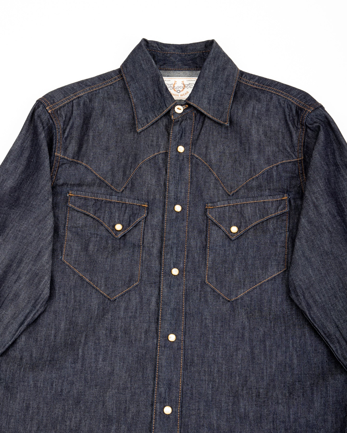 Freenote North Fork Shirt - 6oz Rinsed Denim - Standard & Strange
