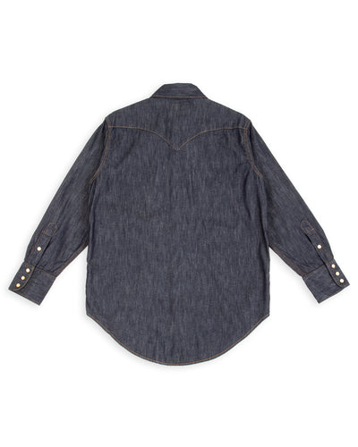 Freenote North Fork Shirt - 6oz Rinsed Denim - Standard & Strange
