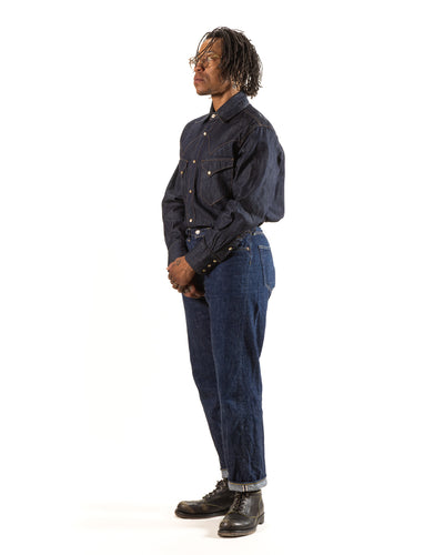 Freenote North Fork Shirt - 6oz Rinsed Denim - Standard & Strange