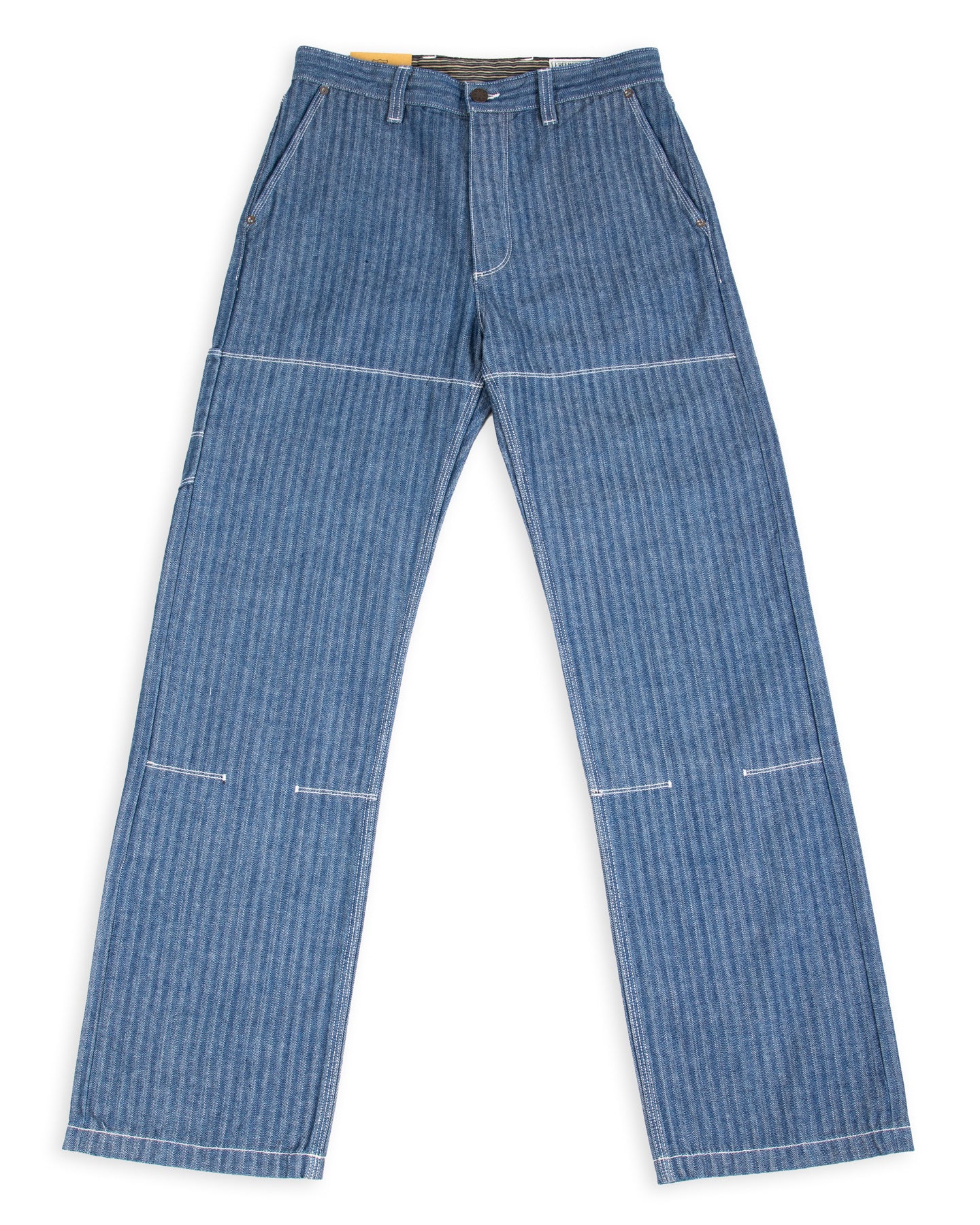 Ortega Pant - 13oz Blue Herringbone