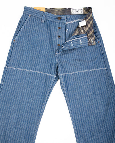 Ortega Pant - 13oz Blue Herringbone