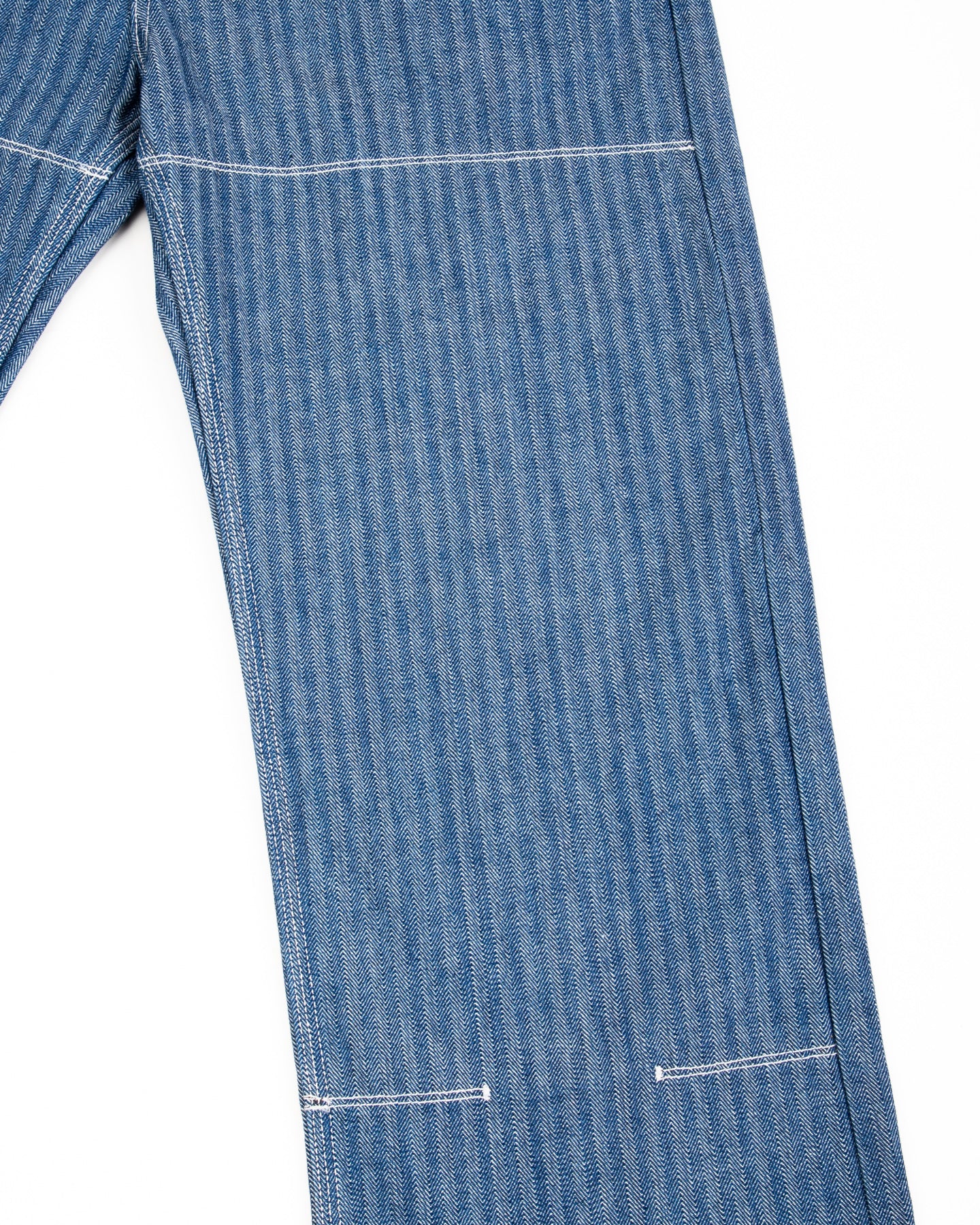 Ortega Pant - 13oz Blue Herringbone