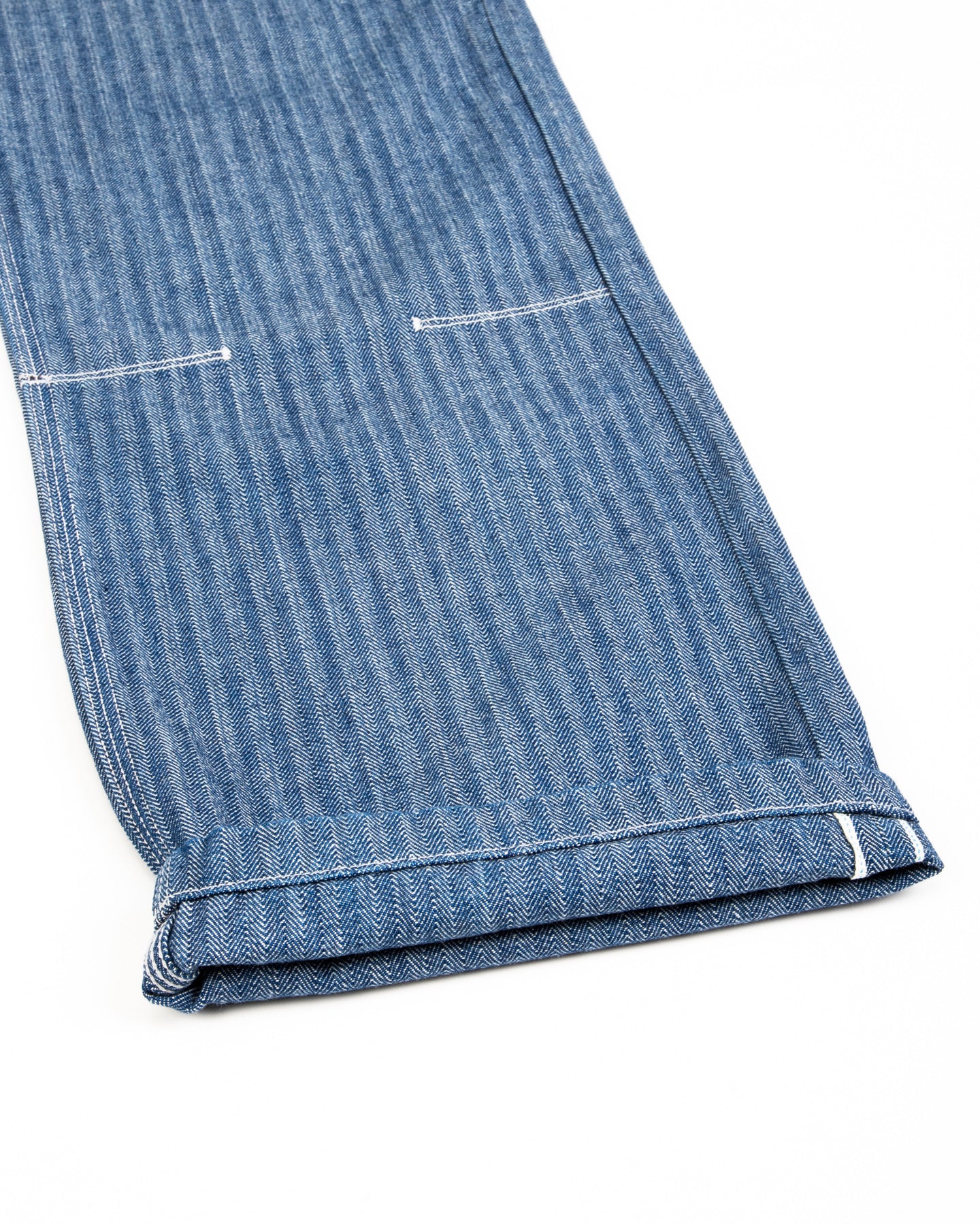 Ortega Pant - 13oz Blue Herringbone
