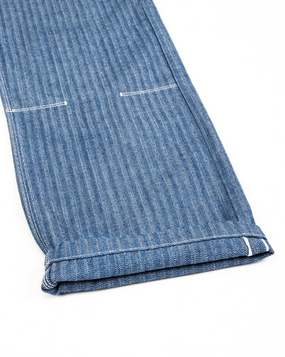 Ortega Pant - 13oz Blue Herringbone